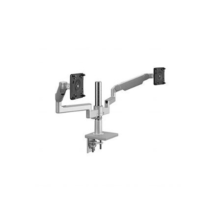 Humanscale Mflex M2.1 - Dual Mtr, Clamp Mt (Slvr) Q-X2BCMSETBETB12